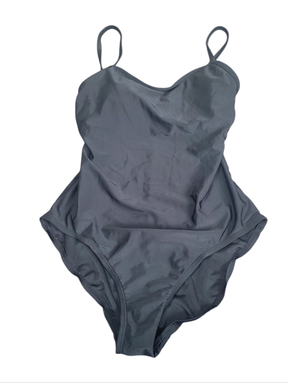 Catalina Summer Womens Black One-Piece Swimsuit Sz S